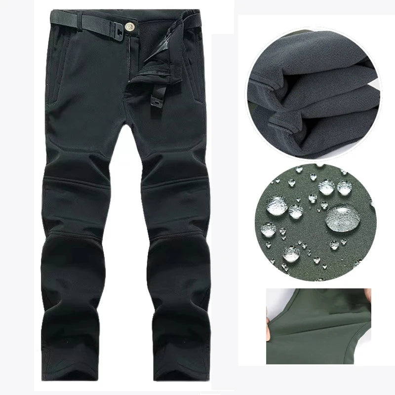 Men Winter Tactical Hiking Military Waterproof Pants