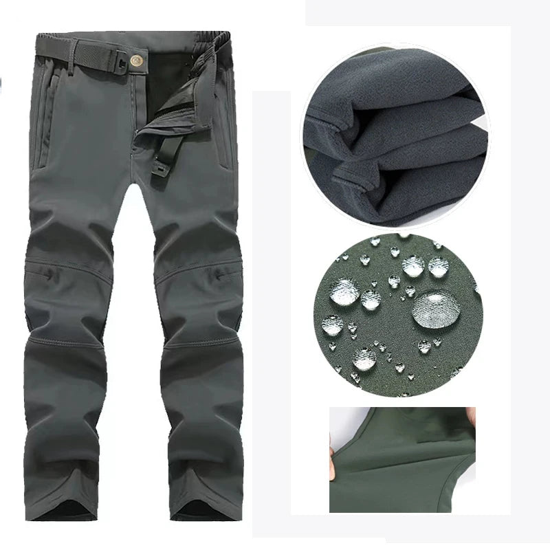 Men Winter Tactical Hiking Military Waterproof Pants