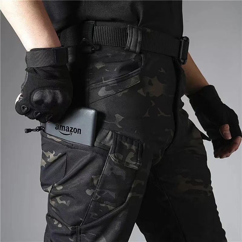 Men Winter Tactical Hiking Military Waterproof Pants